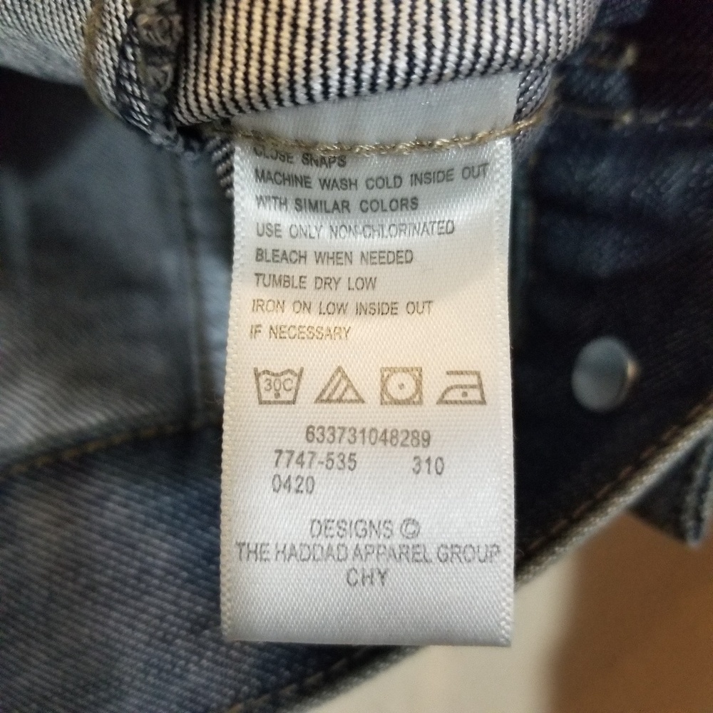 Unisex Levi's Denim Jean Trucker Jacket Size 6 - Picture 6 of 6